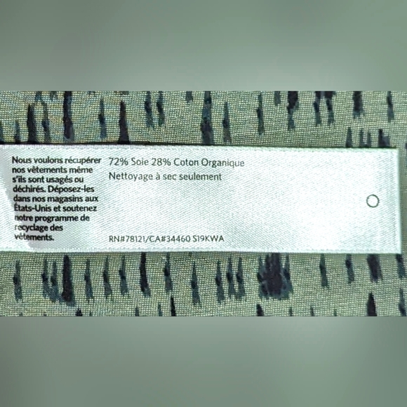 Eileen Fisher Silk Organic Cotton Dash Slip Dress, Medium, EUC - Picture 5 of 7